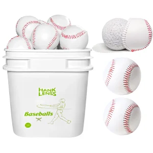 Bucket of Baseballs - 24 Pack Standard Size Adult Training Balls