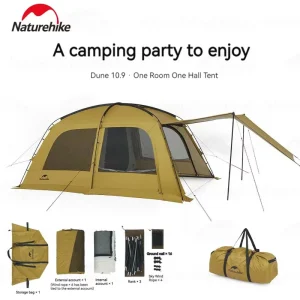 Naturehike Dunes 10.9 Camping Tent 6 People